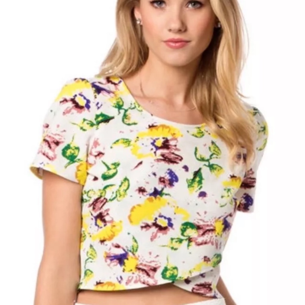 Miss me crop top floral - Picture 2 of 7